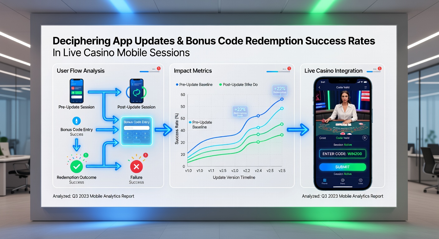 Live casino mobile session with app update notification overlay and bonus redemption progress indicator