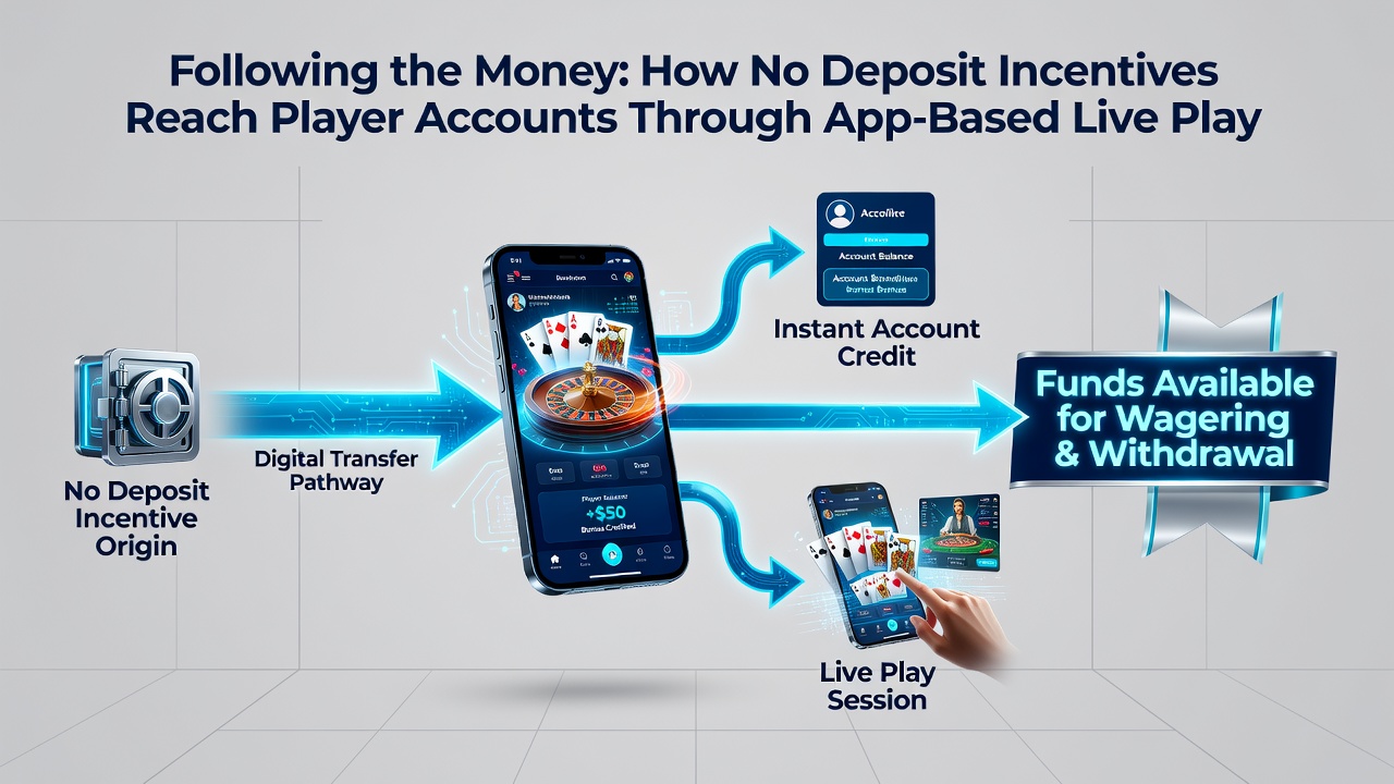 Mobile app screenshot illustrating live dealer table with bonus balance highlighted in the player wallet