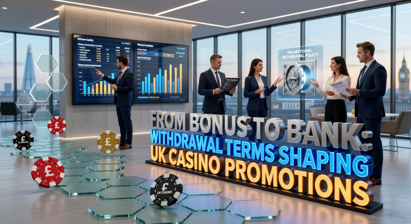 Casino player reviewing withdrawal terms on a laptop screen, highlighting bonus conditions and payout icons
