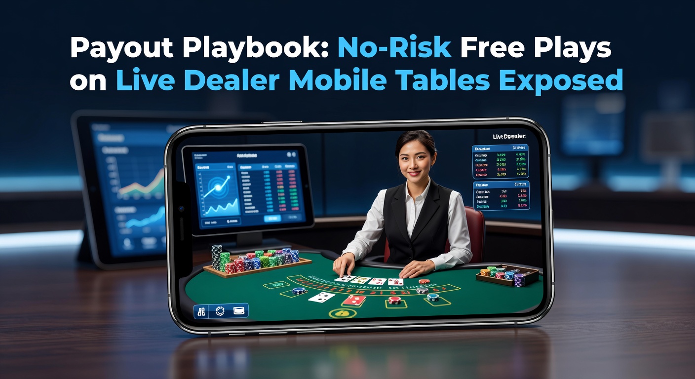 Mobile screen showing live dealer blackjack table with free play bet highlighted, chips stacked for no-risk wager