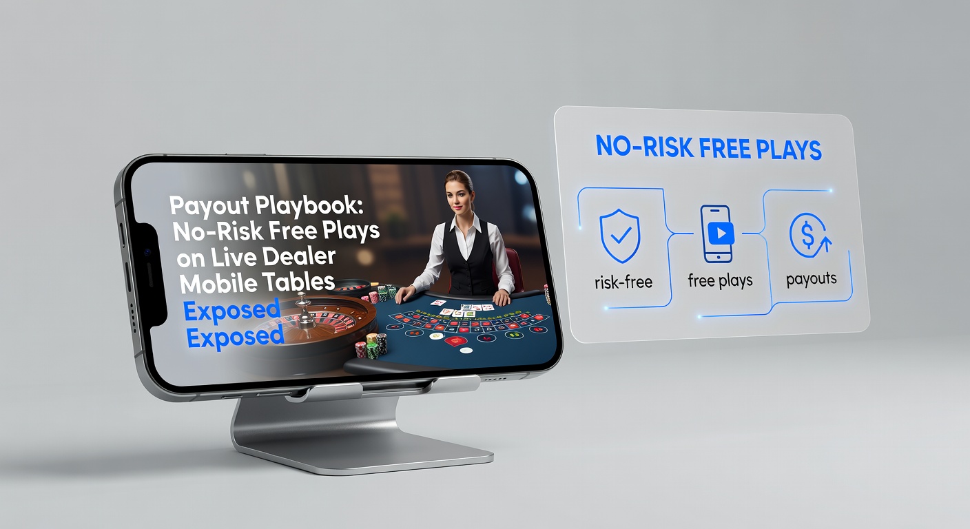 Close-up of mobile app interface during live baccarat game, no-risk free play banner active with payout animation