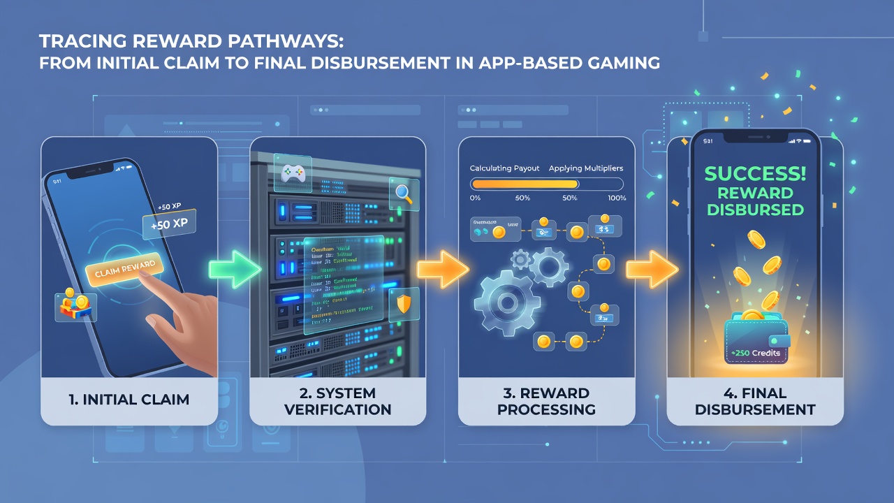 Mobile app interface displaying reward disbursement confirmation screen