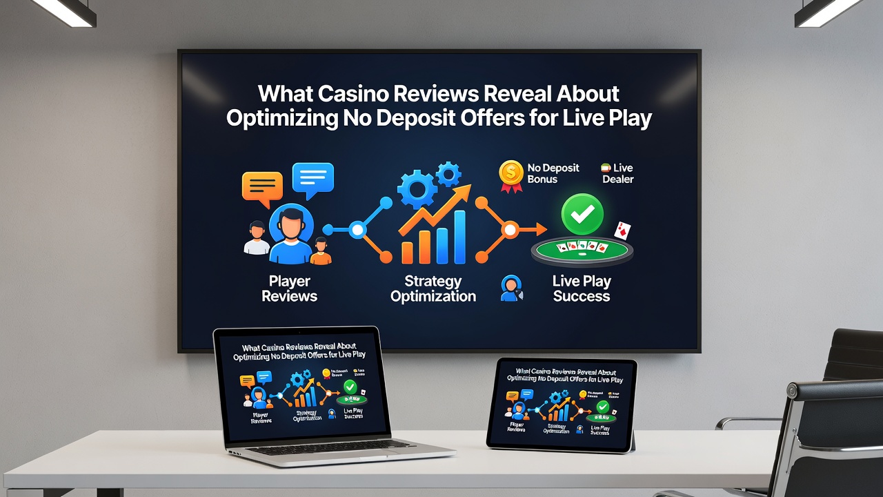 Players engaging with live dealer tables at online casinos while reviewing bonus terms on mobile devices